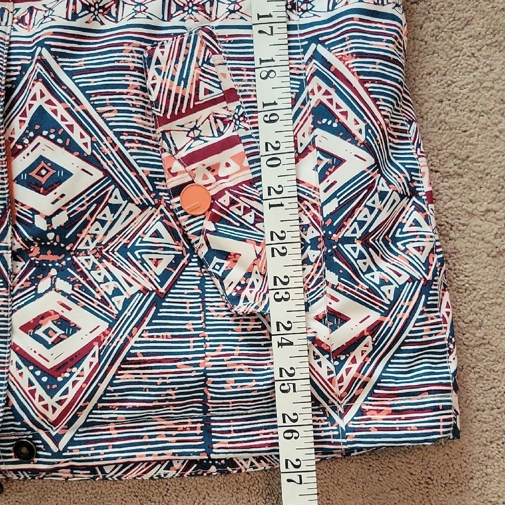 Roxy Multicolor Patterned Ski Jacket - image 8